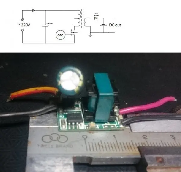 Mạch flyback tối giản – Sơ đồ nguồn xung chuyển đổi điện áp hiệu quả và an toàn